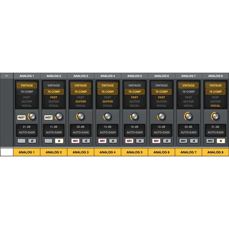 [Pre-order_-_Scheduled_for_release_mid-October]_Volt_876_USB_Recording_Studio_(32-bit_Interger_192kHz，_iOS-compatible_USB-C_audio_interface)_with_8_mic_preamps_(Universal_Audio)_(Includes_LUNA_DAW_software)_06