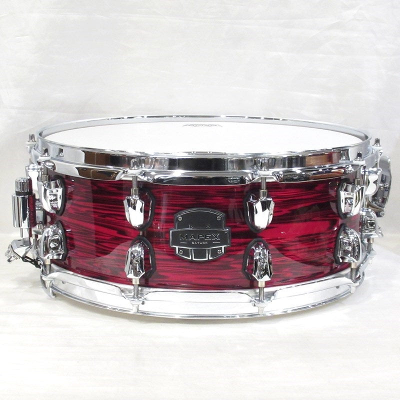[Price_Reduced!]_SNMS4550_-_Red_Pearl_Strata_[Saturn_IV_Snare_Drum_14__x_5_5_]_[In-Store_Display_Special_Price]_01