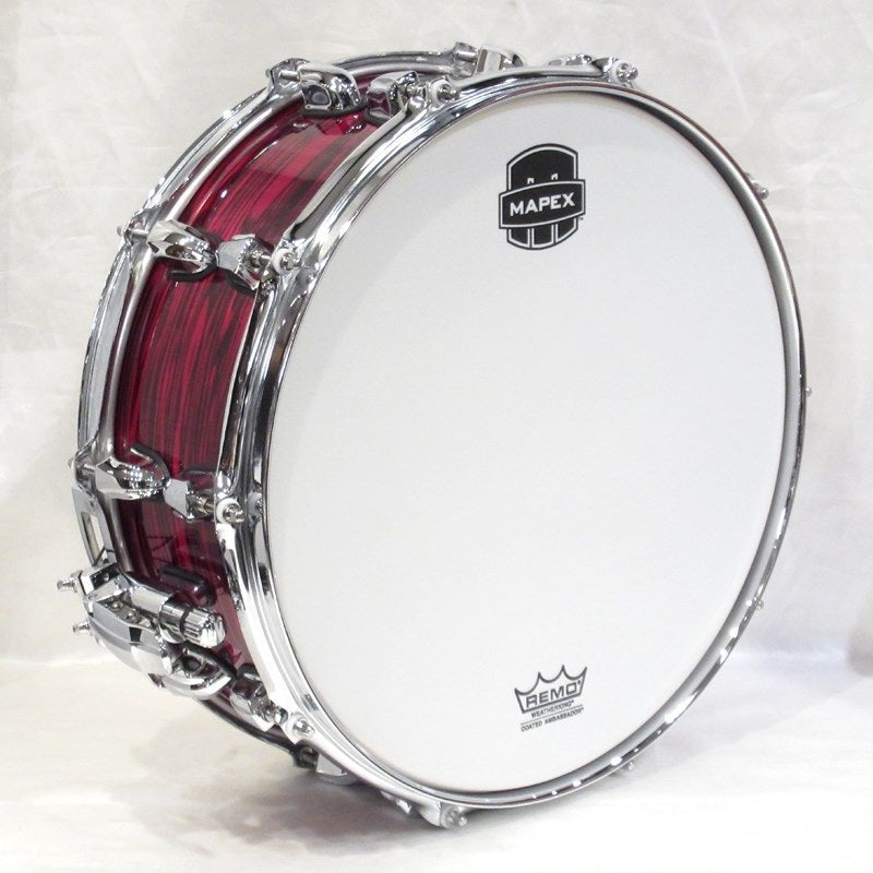 [Price_Reduced!]_SNMS4550_-_Red_Pearl_Strata_[Saturn_IV_Snare_Drum_14__x_5_5_]_[In-Store_Display_Special_Price]_06