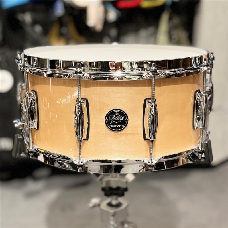 RN2-6514S-GN_[RENOWN_Series_Snare_Drum_14_x_6_5___Gloss_Natural]_[In-Store_Display_Special_Price]_01