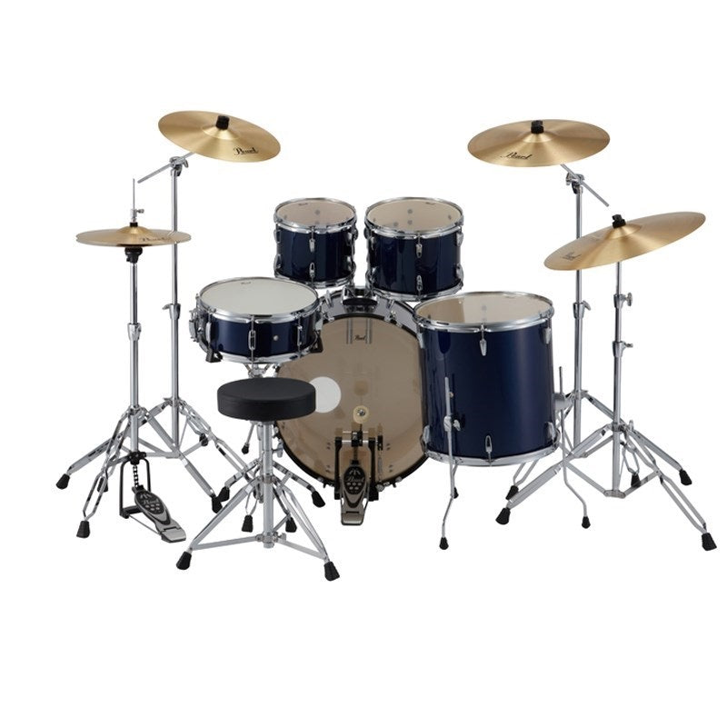 RS525SCWN_C-2CS_#743_+_PPB-KCP5_[ROADSHOW_Full_Drum_Set_with_Cymbals_(2_Crash_Cymbals)_-_Royal_Blue_Metallic]_[Includes_Genuine_Drum_Mat]_02