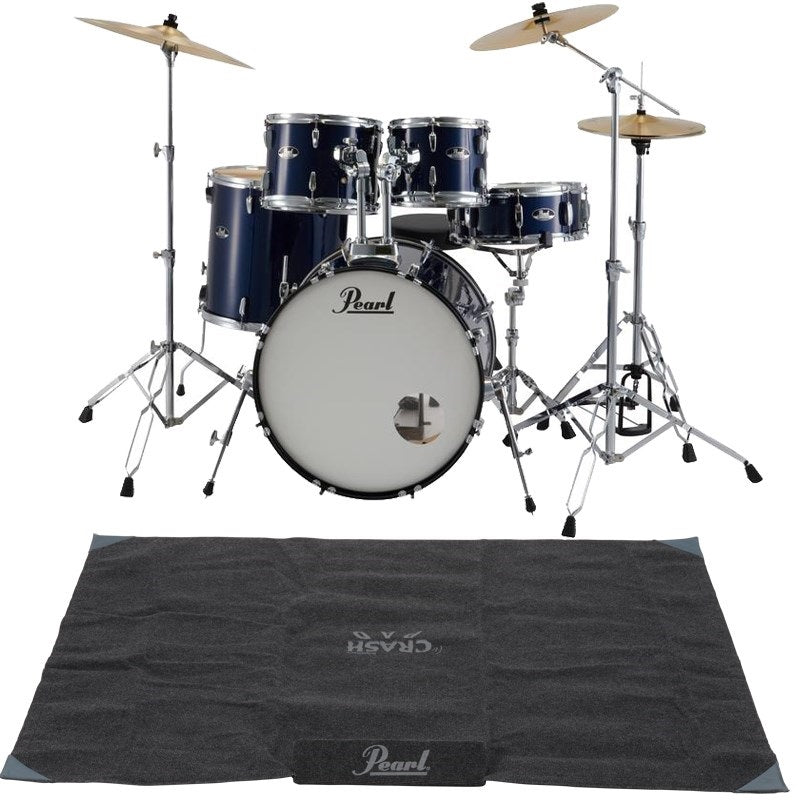 RS525SCWN_C_#743_+_PPB-KCP5_[ROADSHOW_Full_Drum_Set_with_Cymbals_-_Royal_Blue_Metallic]_[Includes_Genuine_Drum_Mat]_01