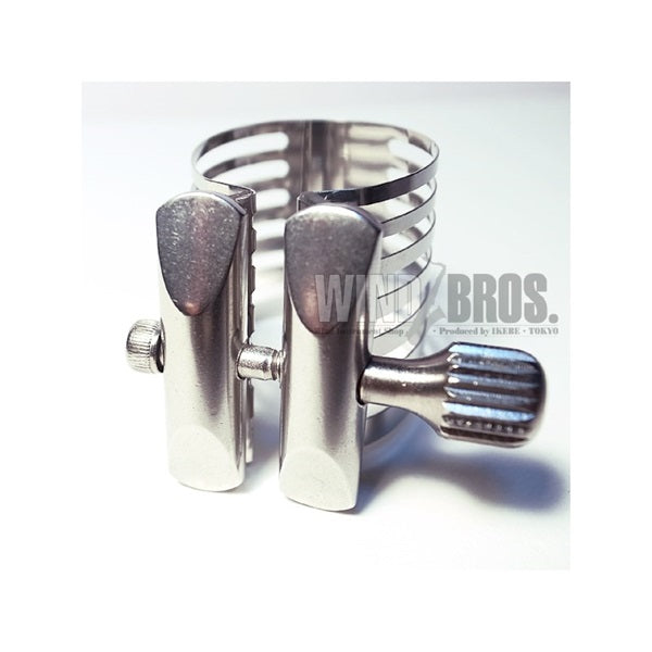Rovner P-2M Platinum Alto/Tenor Saxophone Ligature - All Metal Design