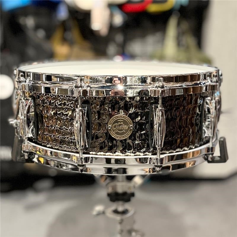S1-0514-BSH_[Full_Range_Snare_Drums___Hammered_Black_Steel_14_x_5]_[In-Store_Display_Special_Price]_01