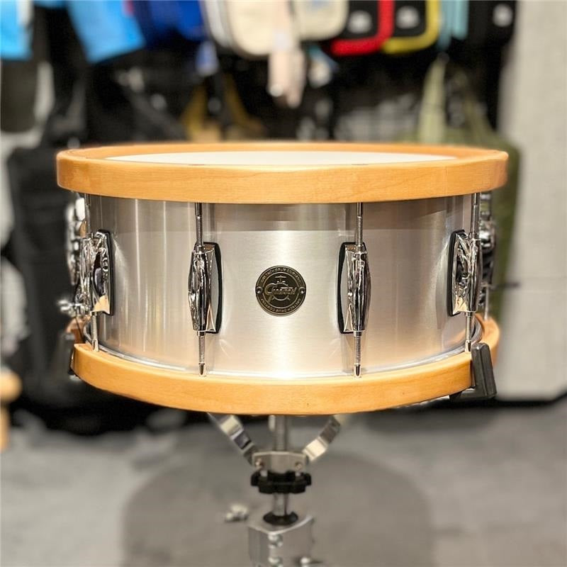 S1-6514A-WH_[Full_Range_Snare_Drums___Aluminum_Wood_Hoop_Snare_14_x_6_5]_[In-Store_Display_Special_Price]_01