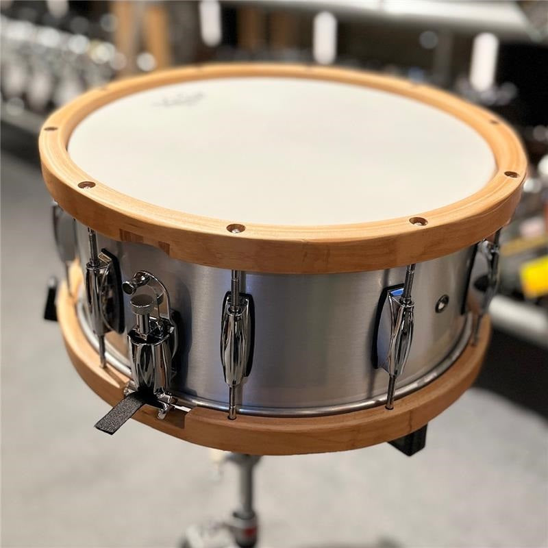 S1-6514A-WH_[Full_Range_Snare_Drums___Aluminum_Wood_Hoop_Snare_14_x_6_5]_[In-Store_Display_Special_Price]_02