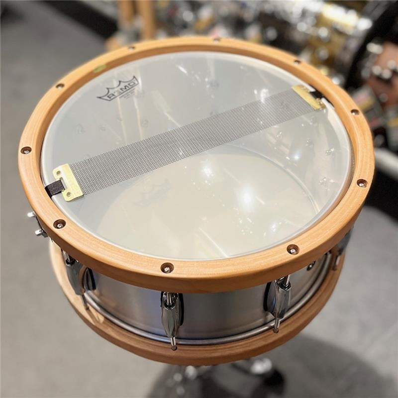 S1-6514A-WH_[Full_Range_Snare_Drums___Aluminum_Wood_Hoop_Snare_14_x_6_5]_[In-Store_Display_Special_Price]_03