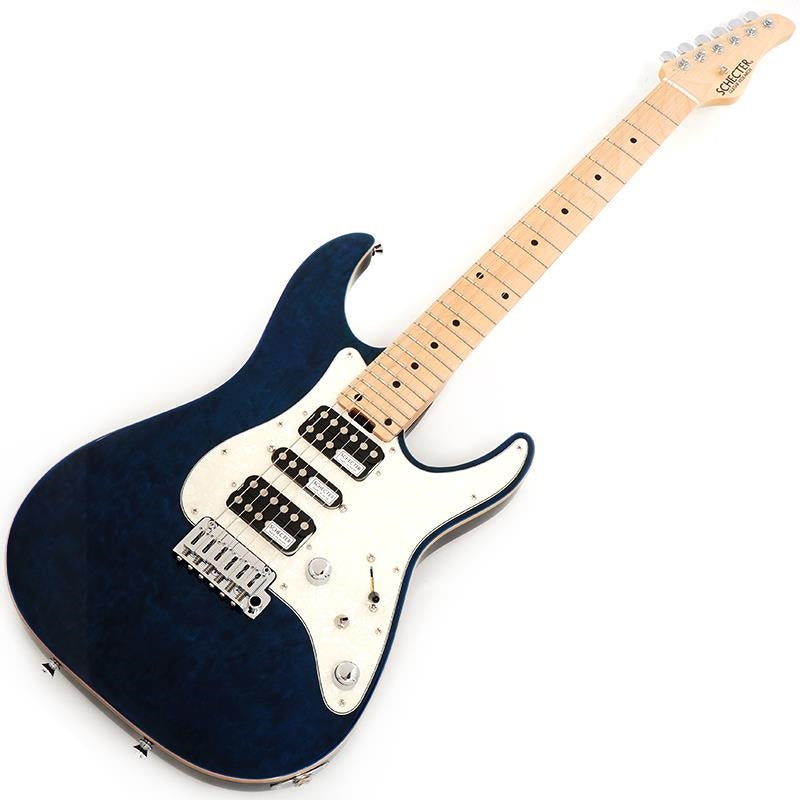 SD-2-24-AL-VTR (See-Thru Blue/Maple) by SCHECTER – Ikebe Musical