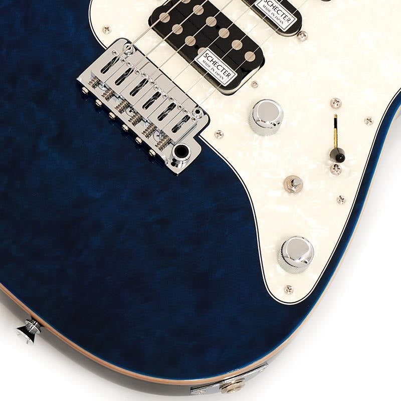 SD-2-24-AL-VTR (See-Thru Blue/Maple) by SCHECTER – Ikebe Musical