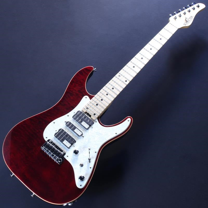美品 SCHECTER sd-2-24 see-thru red SD-2-24-AL-VTR (See-thru Red/Maple) #S2505064 by SCHECTER – Ikebe