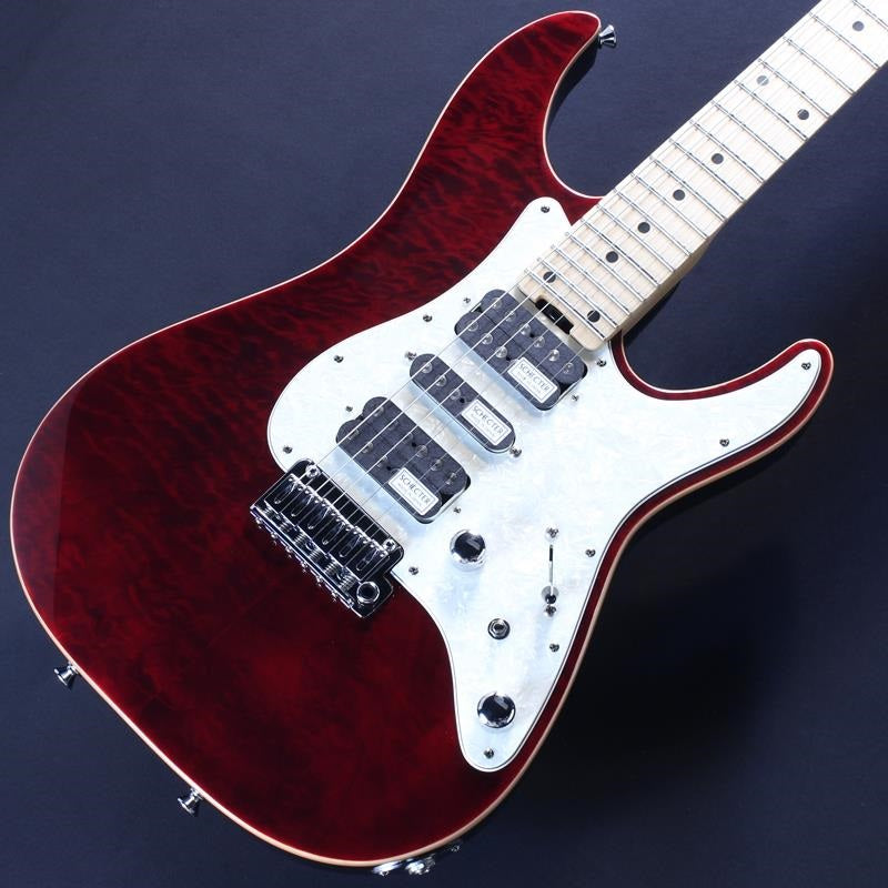 SD-2-24-AL-VTR (See-thru Red/Maple) #S2505064 by SCHECTER – Ikebe