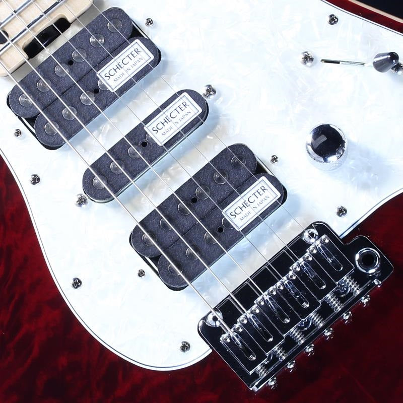 SD-2-24-AL-VTR (See-thru Red/Maple) #S2505064 by SCHECTER – Ikebe