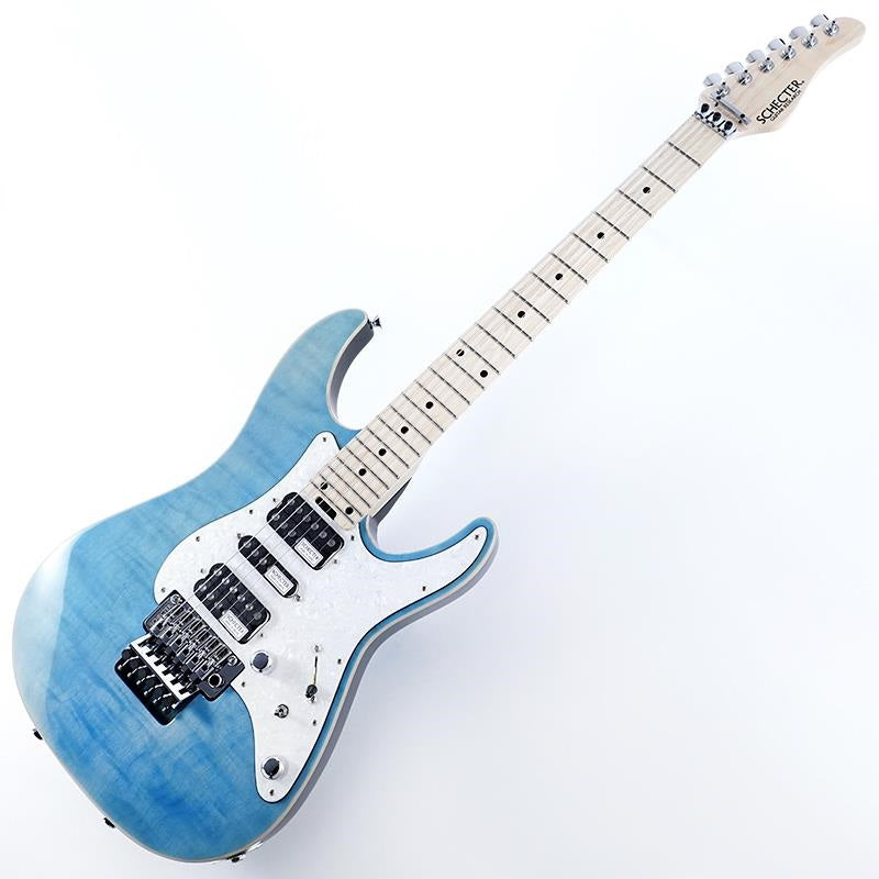 SD-2-24-AL (Aqua Blue/Maple) by SCHECTER – Ikebe Musical