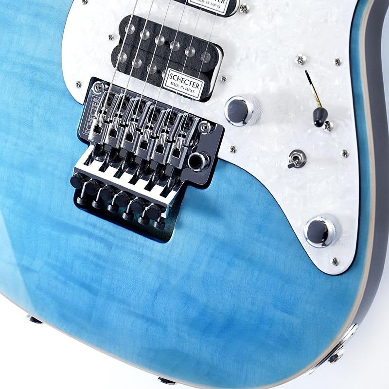 SD-2-24-AL (Aqua Blue/Maple) by SCHECTER – Ikebe Musical
