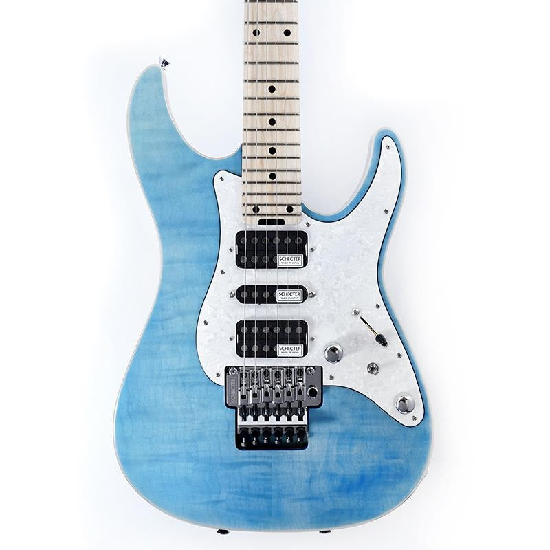 SD-2-24-AL (Aqua Blue/Maple) by SCHECTER – Ikebe Musical