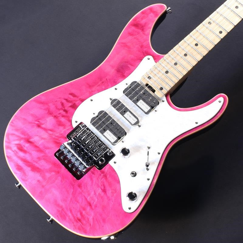 SD-2-24-AL (See-Thru Pink/Maple) #S2507307 by SCHECTER – Ikebe