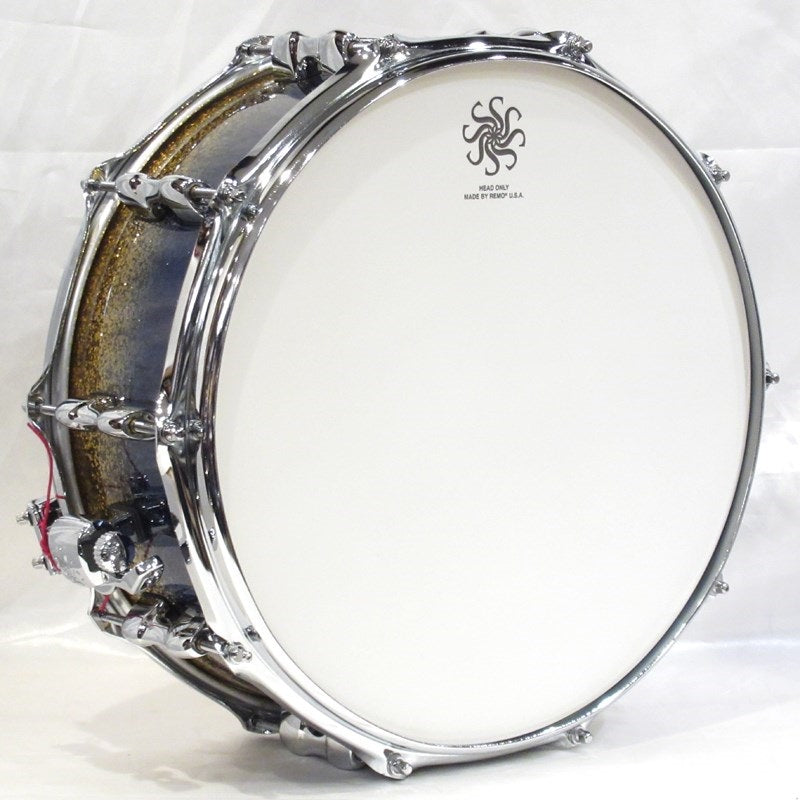 SD1455MA_M-LG_[Maple_Snare_Drum_14''×5_5''_-_Lazurite_Gold]_06