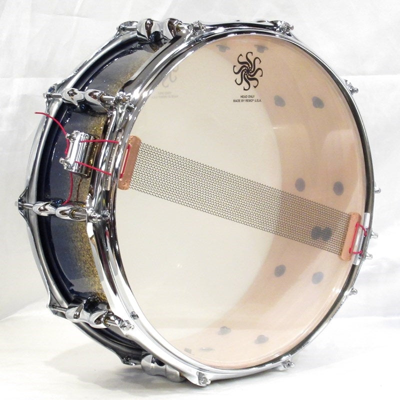 SD1455MA_M-LG_[Maple_Snare_Drum_14''×5_5''_-_Lazurite_Gold]_07