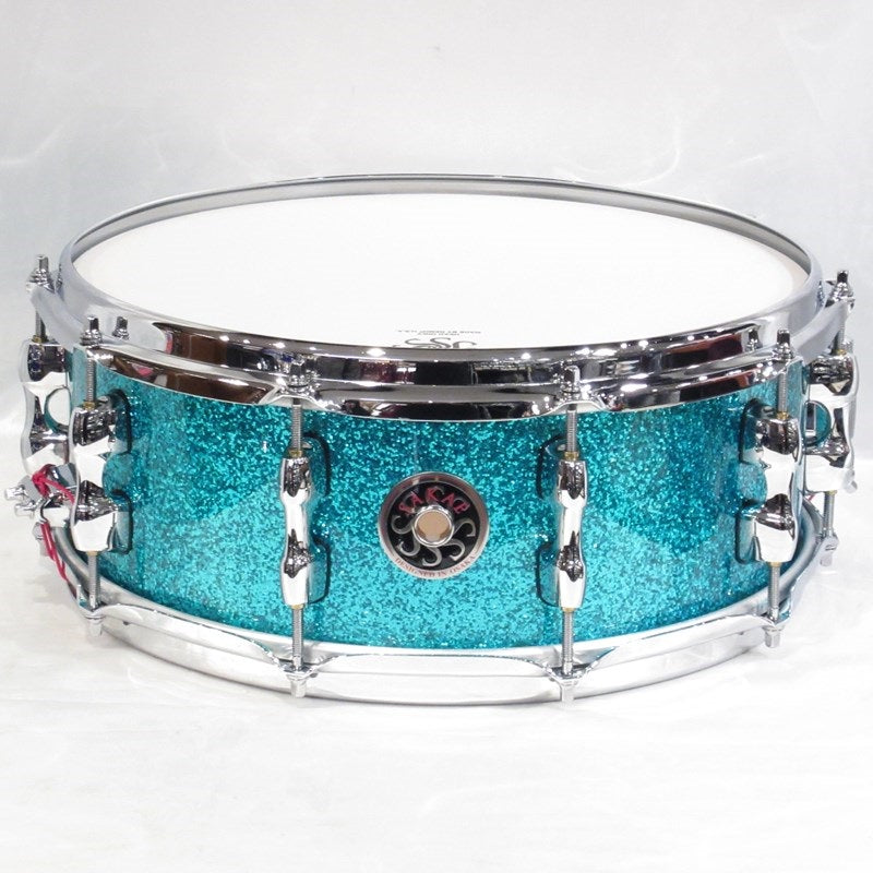 SD1455MA_M-TC_[Maple_Snare_Drum_14''×5_5''_-_Turquoise_Champagne]_01