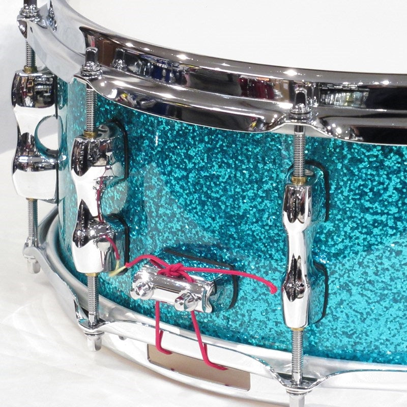 SD1455MA_M-TC_[Maple_Snare_Drum_14''×5_5''_-_Turquoise_Champagne]_05