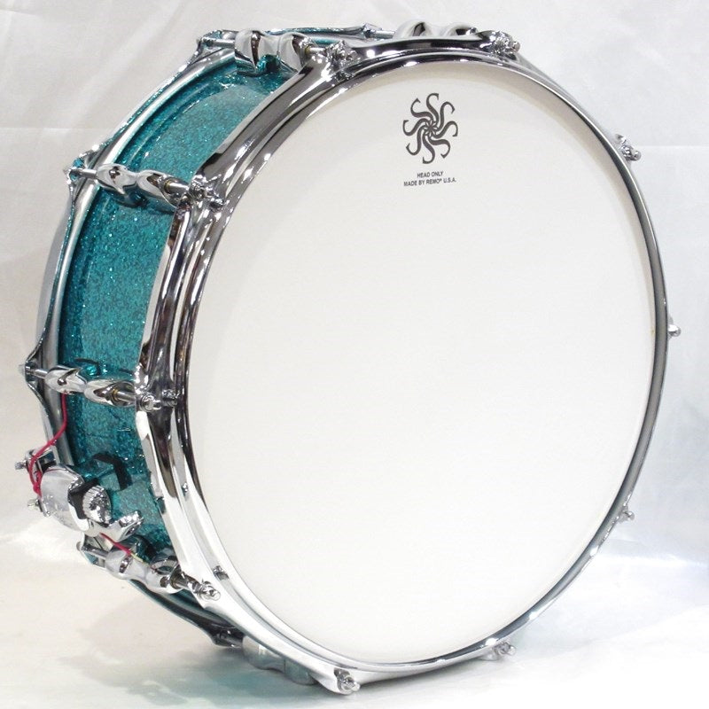 SD1455MA_M-TC_[Maple_Snare_Drum_14''×5_5''_-_Turquoise_Champagne]_06