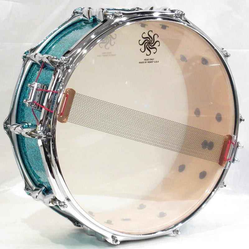 SD1455MA_M-TC_[Maple_Snare_Drum_14''×5_5''_-_Turquoise_Champagne]_07