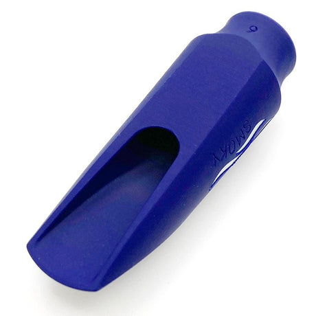 SIOS_Smoky_Alto_Saxophone_Mouthpiece，_Blue_&_White，__Opening__7__03