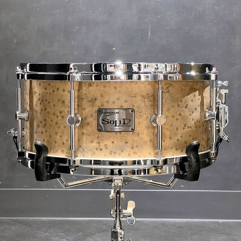 SMB2-1465_[Patina_Solid_Brass_Snare_Drum_14_x_6_5]_[Chrome_Parts]_01