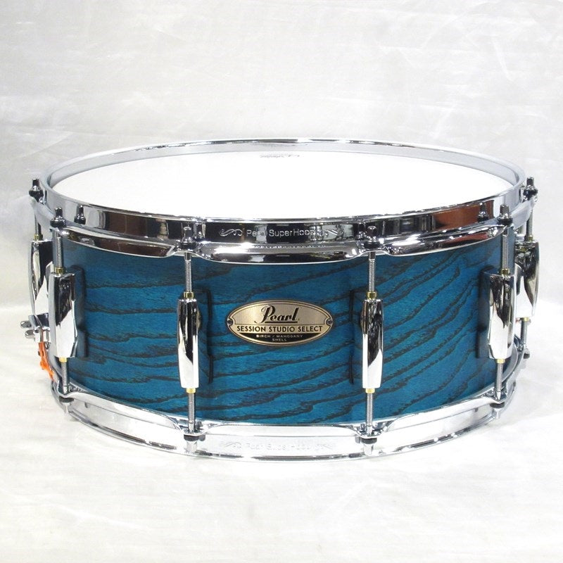 STS1455S_C_#T26_[Session_Studio_Select_14__x_5_5__Snare_Drum_-_Teal_Blue_Ash]_[Pearl_Factory_Tour_2024_Order]_01