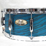 STS1455S_C_#T26_[Session_Studio_Select_14__x_5_5__Snare_Drum_-_Teal_Blue_Ash]_[Pearl_Factory_Tour_2024_Order]_02