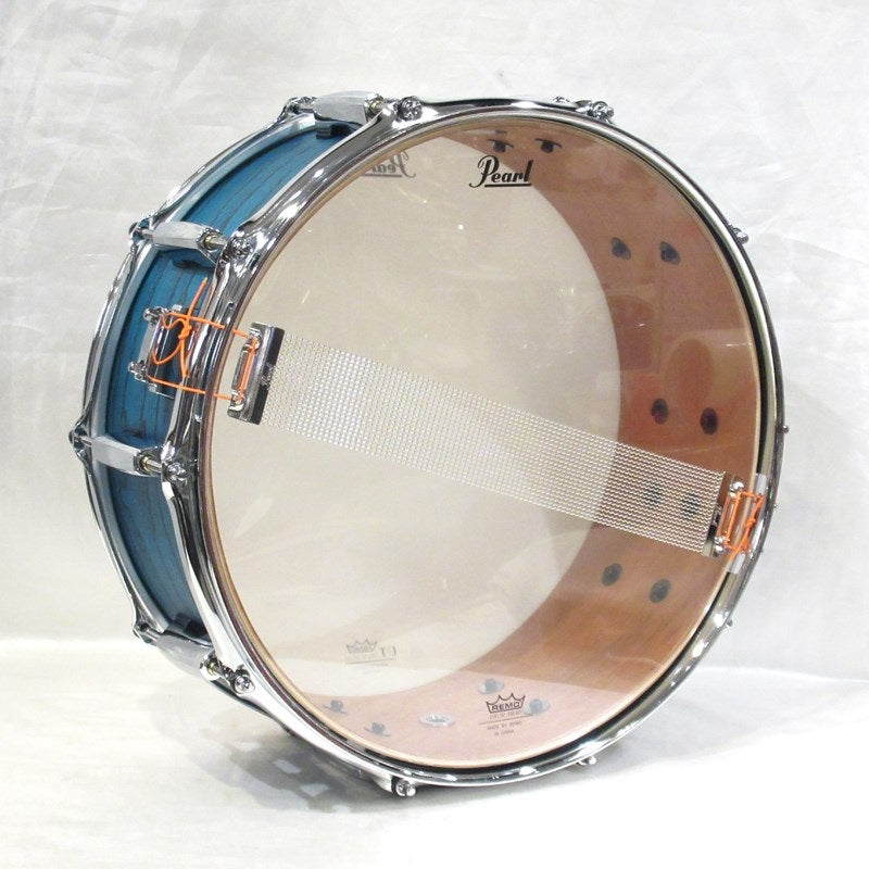 STS1455S_C_#T26_[Session_Studio_Select_14__x_5_5__Snare_Drum_-_Teal_Blue_Ash]_[Pearl_Factory_Tour_2024_Order]_07