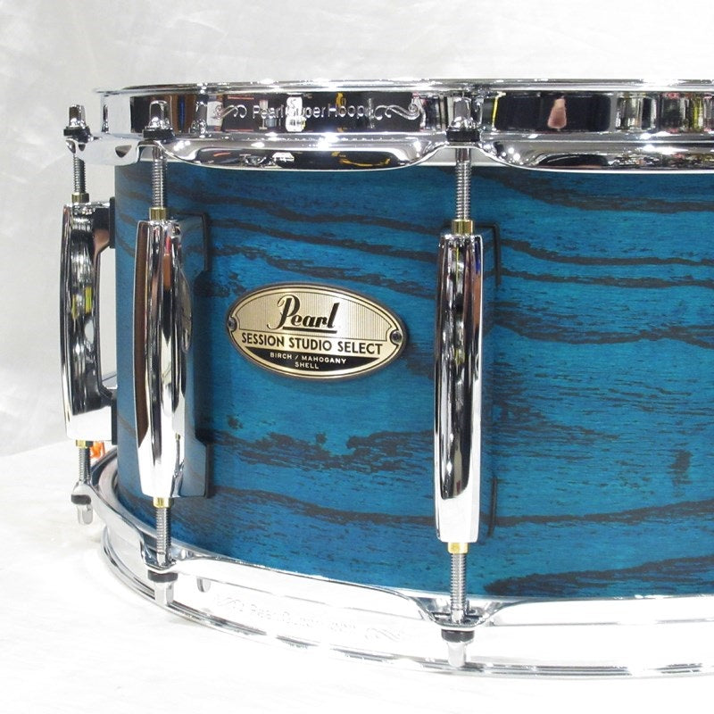 STS1465S_C_#T26_[Session_Studio_Select_14__x_6_5__Snare_Drum_-_Teal_Blue_Ash]_[Pearl_Factory_Tour_2024_Order]_02