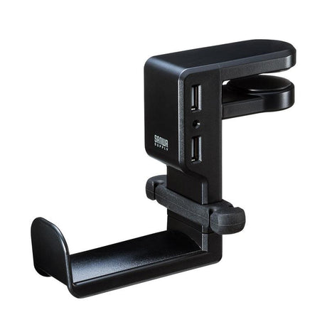 Sanwa_Supply_PDA-STN29BK_(Black)_(Headphone_Hook)_(Headphone_Hanger)_(Rotating)_01