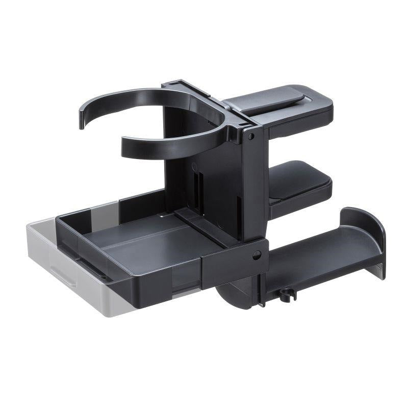 Sanwa_Supply_PDA-STN74BK_(Black)_Headphone_Hook_Headphone_Hanger_with_Drink_Holder_09