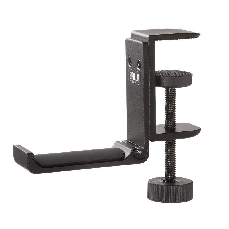 Sanwa_Supply_PDA-STN86BK_(Black)_Headphone_Hook_Headphone_Hanger_(Metal)_01