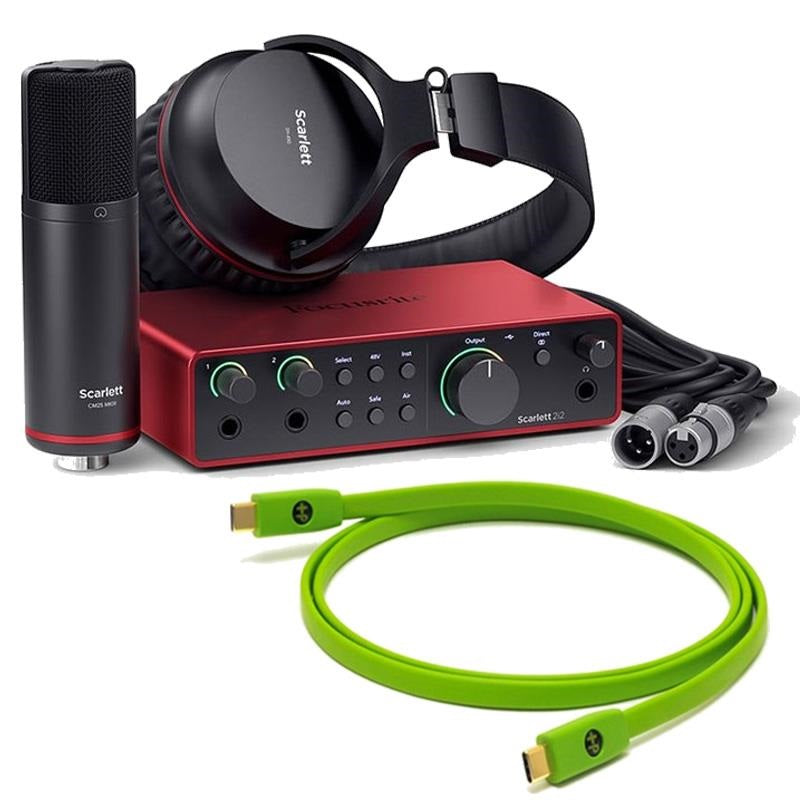 Scarlett_2i2_Studio_gen4_+_OYAIDE_High-Quality_USB_Cable_Set_(Type_C_to_C_1_0m)_(Includes_Condenser_Microphone_Headphone_Microphone_Cables_-_Studio_Pack)_(2-in-2-out_USB-C_Audio_Interface)_(FocusRite)_(OYAIDE)_01
