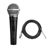 Shure_SM58SE_Microphone_Cable_Set_(XLR_Female_to_TS_Phone)，_5_0m_(Standard_Dynamic_Microphone_with_Switch)_(2-Year_Warranty，_Official_Japanese_Product)_01