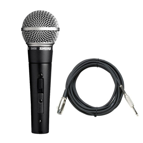 Shure_SM58SE_Microphone_Cable_Set_(XLR_Female_to_TS_Phone)，_5_0m_(Standard_Dynamic_Microphone_with_Switch)_(2-Year_Warranty，_Official_Japanese_Product)_01