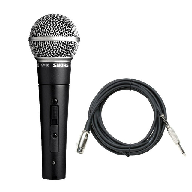 Shure_SM58SE_Microphone_Cable_Set_(XLR_Female_to_TS_Phone)，_5_0m_(Standard_Dynamic_Microphone_with_Switch)_(2-Year_Warranty，_Official_Japanese_Product)_01