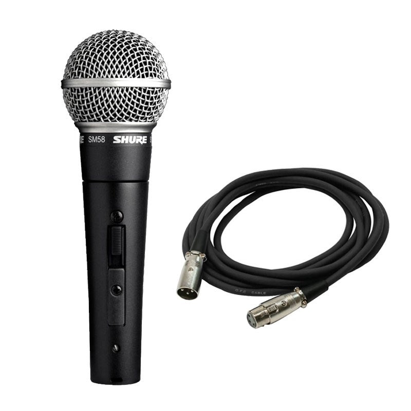 Shure_SM58SE_Microphone_Cable_Set_(XLR_Female_to_XLR_Male)，_5_0m_(Standard_Dynamic_Microphone_with_Switch)_(2-Year_Warranty，_Official_Japanese_Product)_01