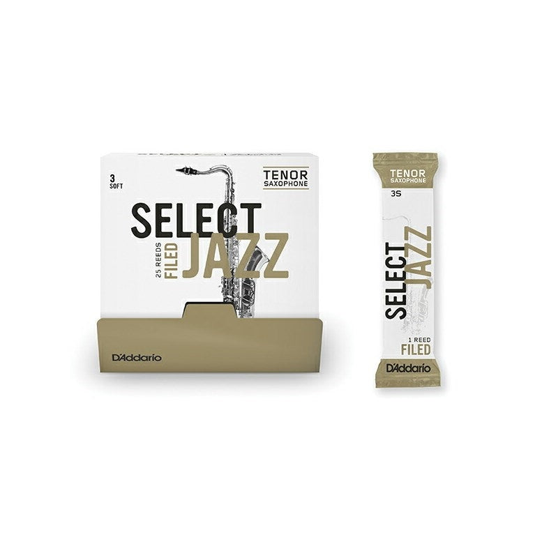 [Special_Offer!]_Select_Jazz_Filed_Cut_Tenor_Saxophone_Reeds，_3S_Hardness，_25_Individually_Wrapped，_D'Addario_Woodwinds_[Fall_Super_Sale]_01
