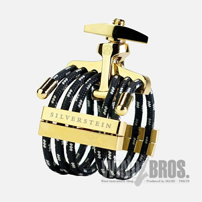 [Special_Order_Item]_Silverstein_G510A_Tenor_Saxophone_Rubber_Ligature，_5th_Generation_Cryo_4_Gold，_T_Sax_Medium_01