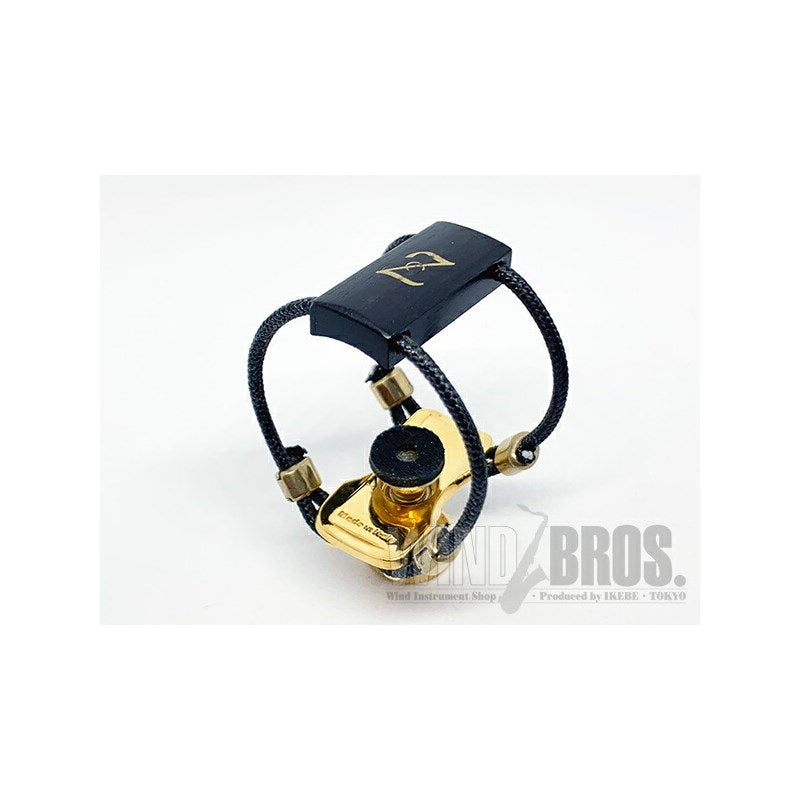 [Special_Order_Item]_Zak_Ligature_for_Tenor_Saxophone，_24K_Gold_Brass_Ebony_[ZL3222]_02