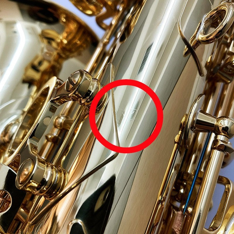 Special_Price_for_Minor_Damage!_Selmer_SA-80II_(Series_2)_Alto_Saxophone，_Jubilee_GL_with_Engraving_(Adjusted_and_Set_Up_Before_Shipment)_with_5-Year_Free_Key_Balance_Adjustment_05