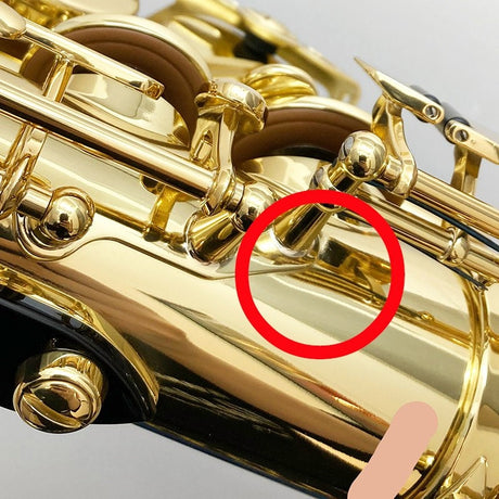 Special_Price_for_Minor_Damage!_Selmer_SA-80II_(Series_2)_Alto_Saxophone，_Jubilee_GL_with_Engraving_(Adjusted_and_Set_Up_Before_Shipment)_with_5-Year_Free_Key_Balance_Adjustment_08