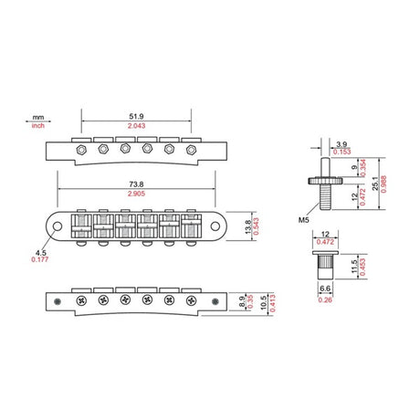 T3BP-C_TonePros_Standard_Tuneomatic_(small_posts，_notched_saddles)_(Chrome)_03