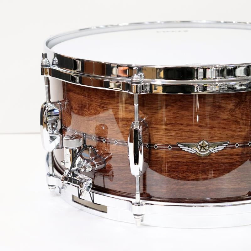 TBS1465DL-NTI_[STAR_Bubinga_14''×6_5''_Snare_Drum_-_Natural_Indian_Laurel]_[Made_in_Japan]_04