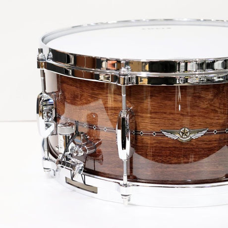 TBS1465DL-NTI_[STAR_Bubinga_14''×6_5''_Snare_Drum_-_Natural_Indian_Laurel]_[Made_in_Japan]_04
