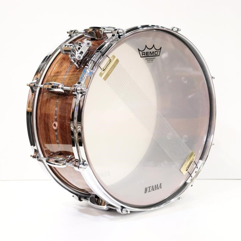 TBS1465DL-NTI_[STAR_Bubinga_14''×6_5''_Snare_Drum_-_Natural_Indian_Laurel]_[Made_in_Japan]_06