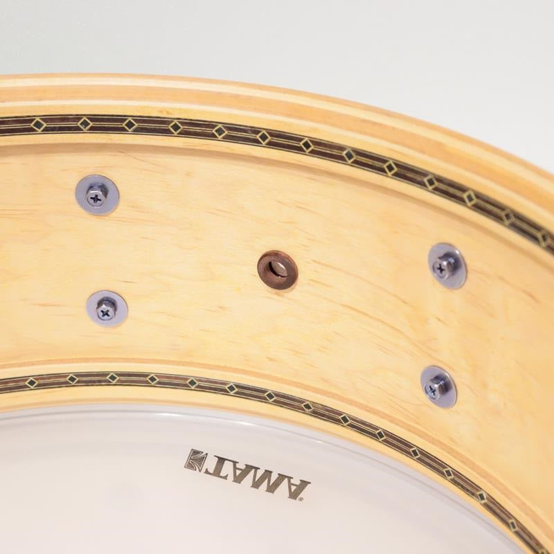 TMS1455DR-ECB_[STAR_Maple_14''×5_5''_Snare_Drum_-_Emerald_Sea_Curly_Maple_Burst]_[Made_in_Japan]_08